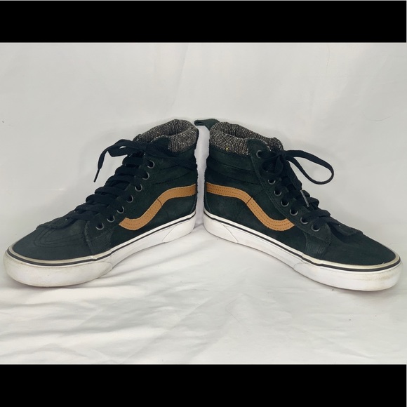 Vans SK-8 Hi-Top -  Suede on Suede - Size Men 7.5 / Women 9 - Picture 3 of 6